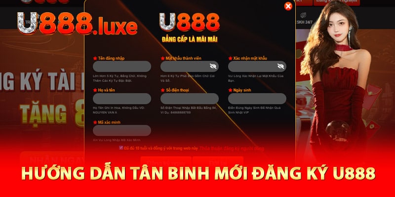 Hướng dẫn tân binh mới đăng ký U888